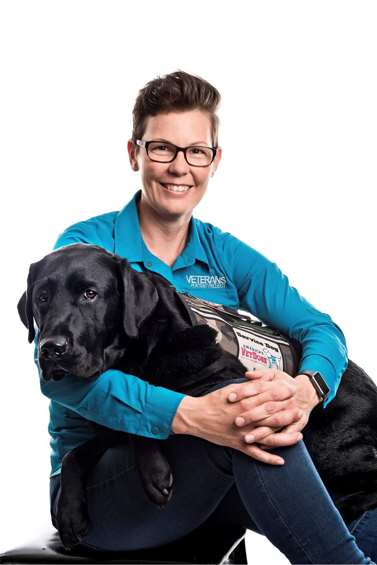 Stacy with Charlie